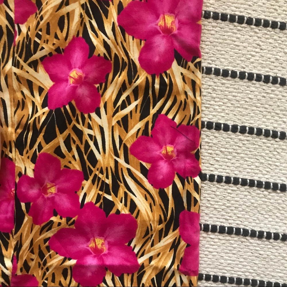 vintage escada floral pants | size 34 - Picture 10 of 11